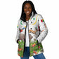 Guinea-Bissau Independence Day Padded Jacket African Wildlife Cashew Harvest Cultural Pride