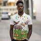 Guinea-Bissau Independence Day Polo Shirt African Wildlife Cashew Harvest Cultural Pride