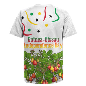 Guinea-Bissau Independence Day Rugby Jersey African Wildlife Cashew Harvest Cultural Pride
