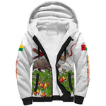 Guinea-Bissau Independence Day Sherpa Hoodie African Wildlife Cashew Harvest Cultural Pride