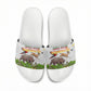 Guinea-Bissau Independence Day Slide Sandals African Wildlife Cashew Harvest Cultural Pride