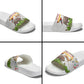 Guinea-Bissau Independence Day Slide Sandals African Wildlife Cashew Harvest Cultural Pride