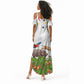 Guinea-Bissau Independence Day Summer Maxi Dress African Wildlife Cashew Harvest Cultural Pride