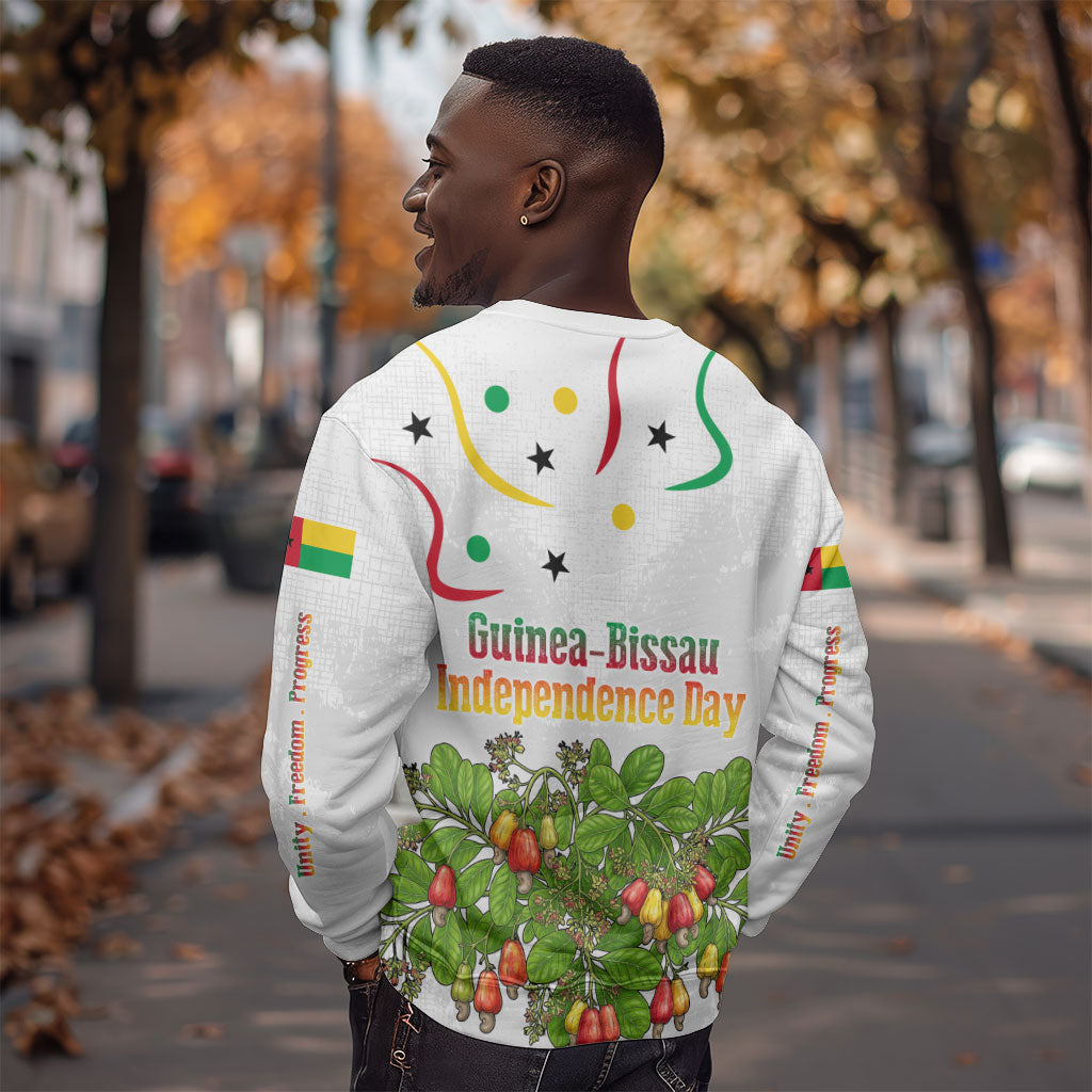 Guinea-Bissau Independence Day Sweatshirt African Wildlife Cashew Harvest Cultural Pride
