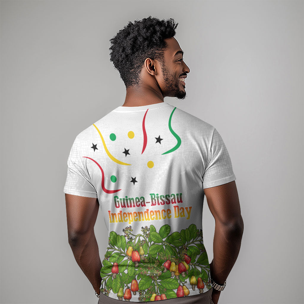 Guinea-Bissau Independence Day T shirt African Wildlife Cashew Harvest Cultural Pride