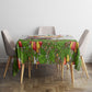 Guinea-Bissau Independence Day Tablecloth African Wildlife Cashew Harvest Cultural Pride