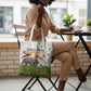Guinea-Bissau Independence Day Tote Bag African Wildlife Cashew Harvest Cultural Pride