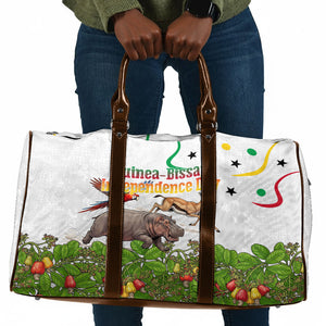 Guinea-Bissau Independence Day Travel Bag African Wildlife Cashew Harvest Cultural Pride