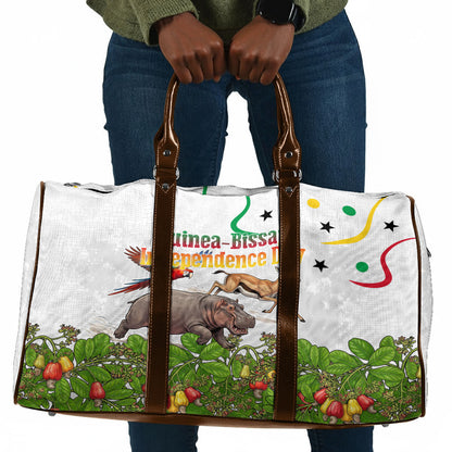 Guinea-Bissau Independence Day Travel Bag African Wildlife Cashew Harvest Cultural Pride