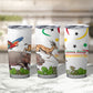 Guinea-Bissau Independence Day Tumbler Cup African Wildlife Cashew Harvest Cultural Pride