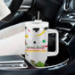 Guinea-Bissau Independence Day Tumbler With Handle African Wildlife Cashew Harvest Cultural Pride