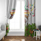 Guinea-Bissau Independence Day Window Curtain African Wildlife Cashew Harvest Cultural Pride