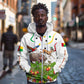 Guinea-Bissau Independence Day Zip Hoodie African Wildlife Cashew Harvest Cultural Pride