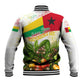 Guinea-Bissau Independence Day Baseball Jacket African Wildlife Cashew Harvest National Flag