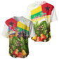 Guinea-Bissau Independence Day Baseball Jersey African Wildlife Cashew Harvest National Flag