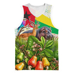 Guinea-Bissau Independence Day Basketball Jersey African Wildlife Cashew Harvest National Flag