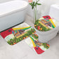 Guinea-Bissau Independence Day Bathroom Set African Wildlife Cashew Harvest National Flag