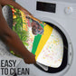 Guinea-Bissau Independence Day Bathroom Set African Wildlife Cashew Harvest National Flag
