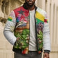 Guinea-Bissau Independence Day Bomber Puffer Jacket African Wildlife Cashew Harvest National Flag