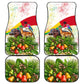 Guinea-Bissau Independence Day Car Mats African Wildlife Cashew Harvest National Flag