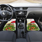 Guinea-Bissau Independence Day Car Mats African Wildlife Cashew Harvest National Flag