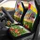 Guinea-Bissau Independence Day Car Seat Cover African Wildlife Cashew Harvest National Flag