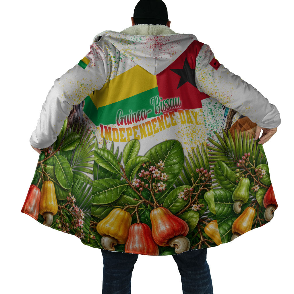 Guinea-Bissau Independence Day Cloak African Wildlife Cashew Harvest National Flag
