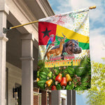 Guinea-Bissau Independence Day Garden Flag African Wildlife Cashew Harvest National Flag