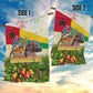 Guinea-Bissau Independence Day Garden Flag African Wildlife Cashew Harvest National Flag