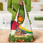 Guinea-Bissau Independence Day Grocery Bag African Wildlife Cashew Harvest National Flag