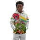 Guinea-Bissau Independence Day Kid Hoodie African Wildlife Cashew Harvest National Flag