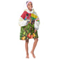 Guinea-Bissau Independence Day Kid Wearable Blanket Hoodie African Wildlife Cashew Harvest National Flag