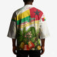 Guinea-Bissau Independence Day Kimono African Wildlife Cashew Harvest National Flag