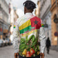 Guinea-Bissau Independence Day Long Sleeve Button Shirt African Wildlife Cashew Harvest National Flag