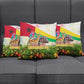 Guinea-Bissau Independence Day Pillow Cover African Wildlife Cashew Harvest National Flag