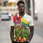 Guinea-Bissau Independence Day Polo Shirt African Wildlife Cashew Harvest National Flag