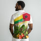 Guinea-Bissau Independence Day Polo Shirt African Wildlife Cashew Harvest National Flag
