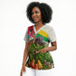 Guinea-Bissau Independence Day Scrub Top African Wildlife Cashew Harvest National Flag