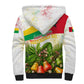 Guinea-Bissau Independence Day Sherpa Hoodie African Wildlife Cashew Harvest National Flag