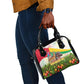 Guinea-Bissau Independence Day Shoulder Handbag African Wildlife Cashew Harvest National Flag