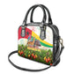 Guinea-Bissau Independence Day Shoulder Handbag African Wildlife Cashew Harvest National Flag