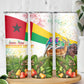 Guinea-Bissau Independence Day Skinny Tumbler African Wildlife Cashew Harvest National Flag