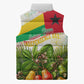 Guinea-Bissau Independence Day Sleeveless Puffer Jacket African Wildlife Cashew Harvest National Flag