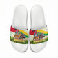 Guinea-Bissau Independence Day Slide Sandals African Wildlife Cashew Harvest National Flag
