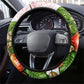 Guinea-Bissau Independence Day Steering Wheel Cover African Wildlife Cashew Harvest National Flag