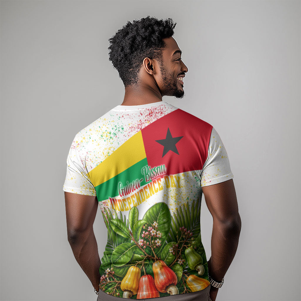 Guinea-Bissau Independence Day T shirt African Wildlife Cashew Harvest National Flag