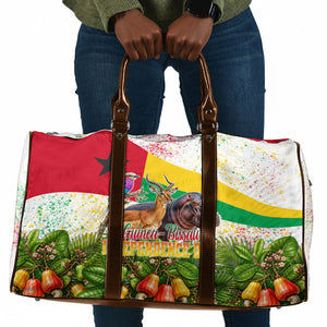 Guinea-Bissau Independence Day Travel Bag African Wildlife Cashew Harvest National Flag
