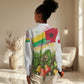 Guinea-Bissau Independence Day Women Casual Shirt African Wildlife Cashew Harvest National Flag