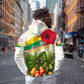 Guinea-Bissau Independence Day Zip Hoodie African Wildlife Cashew Harvest National Flag