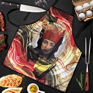 Amunet Apron with Egyptian Queen Portrait Ancient Mythology